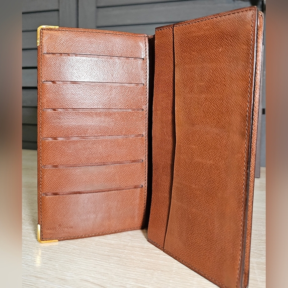 Authentic LOUIS VUITTON Monogram Porte Valeurs Cartes Long Wallet - Picture 4 of 9